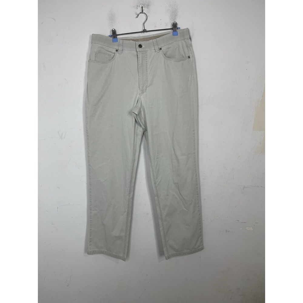 Hiltl Mens Pants 34x34 Beige Golf Chino 5 Pocket Preppy Classic Ultimate Trouser